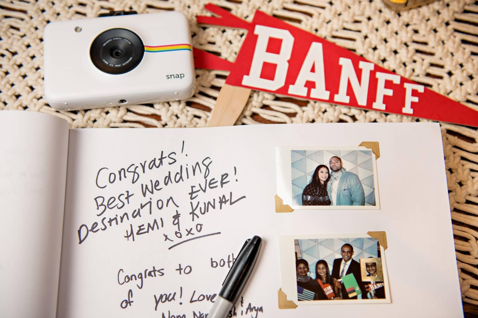 Did my wedding sign-in book as a Polaroid Scrapbook! : r/Polaroid