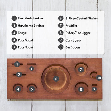 Complete Cocktail Mixer Bartender Set (11 Piece) - JAHomesUS