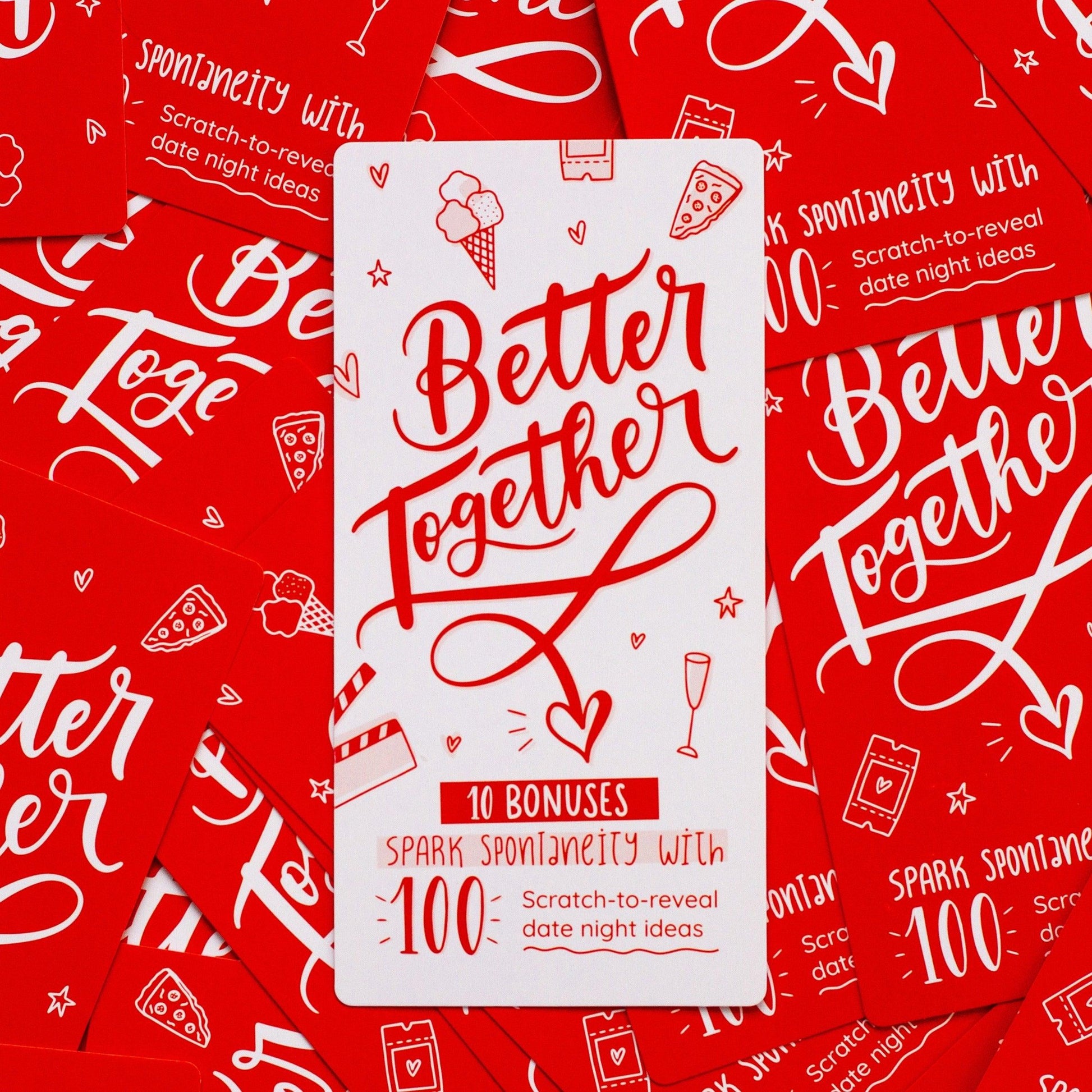 Better Together 100 Dates Scratch Cards - JAHomesUS