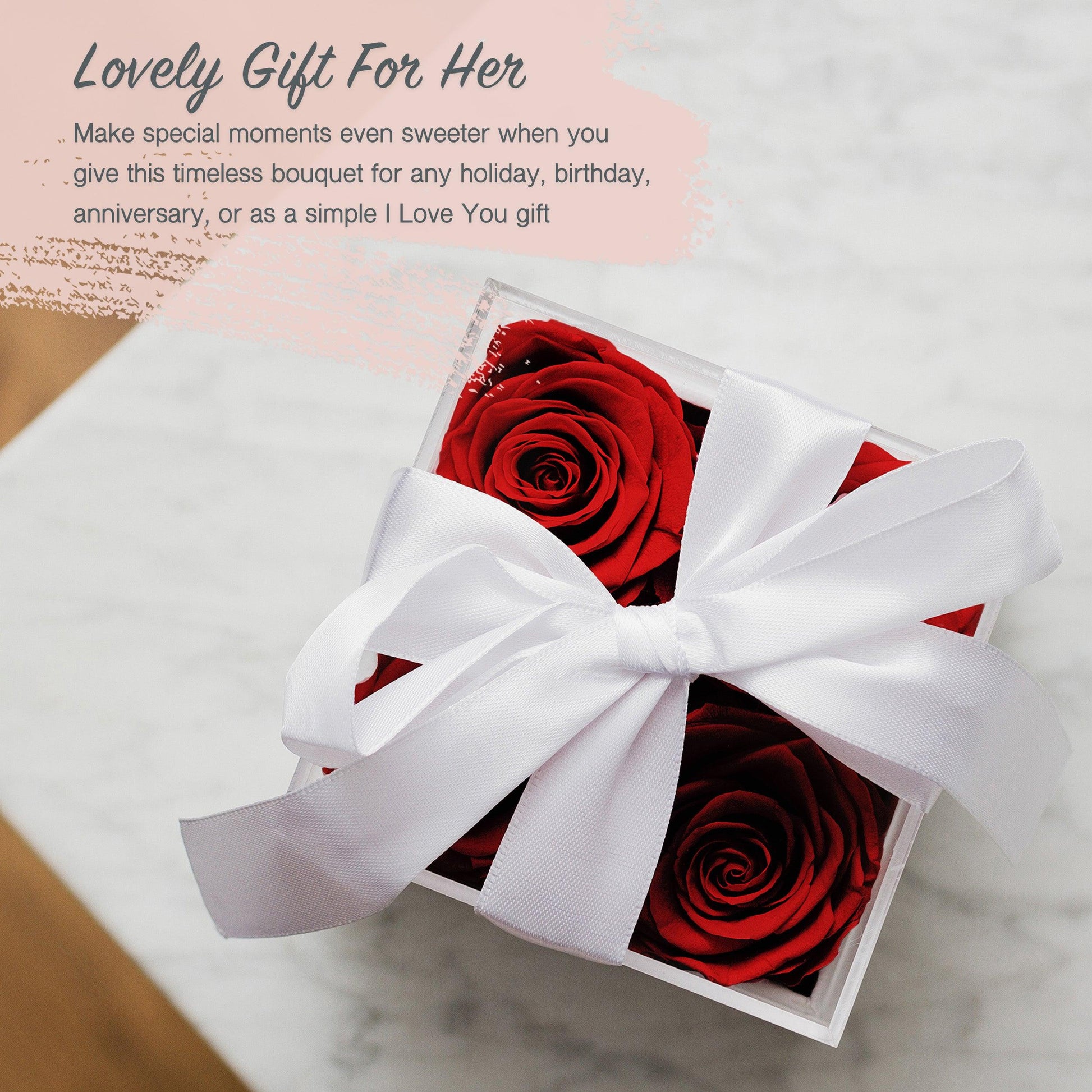 Preserved Roses Gift Box - JAHomesUS