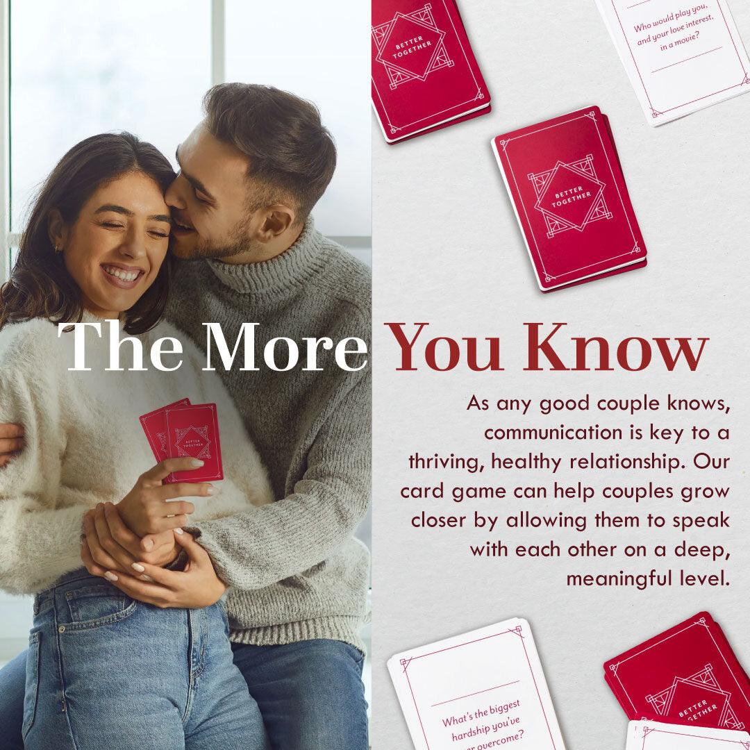 Couples Relationship Question Card Game (Original 100 Card Deck) - JAHomesUS