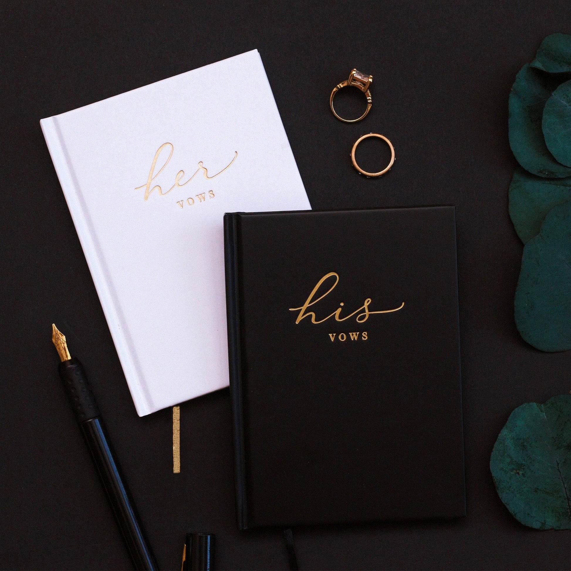 Wedding Vow Book For Him and Her - JAHomesUS