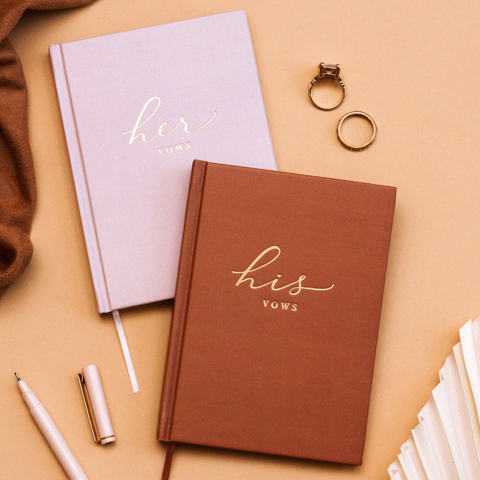 Wedding Vow Book For Him and Her - JAHomesUS