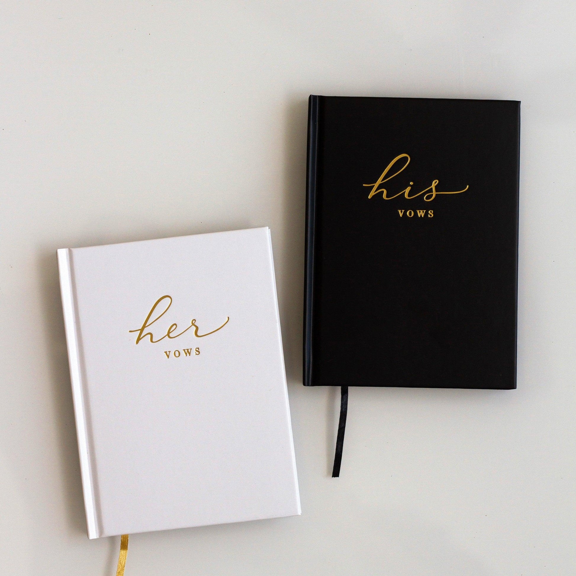 Wedding Vow Book For Him and Her - JAHomesUS