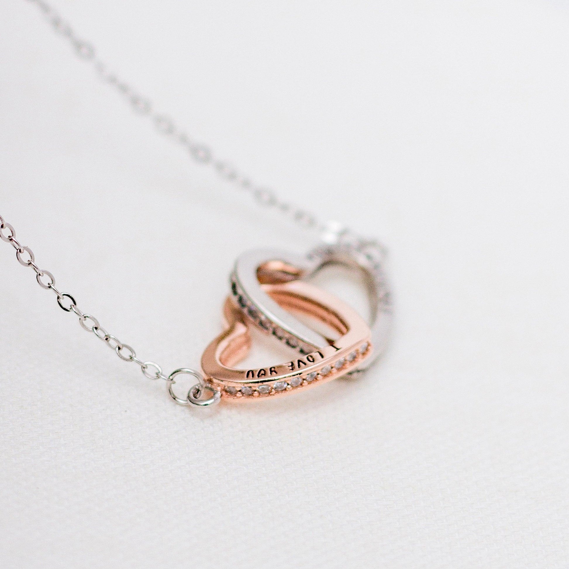 Double Heart Necklace - JAHomesUS