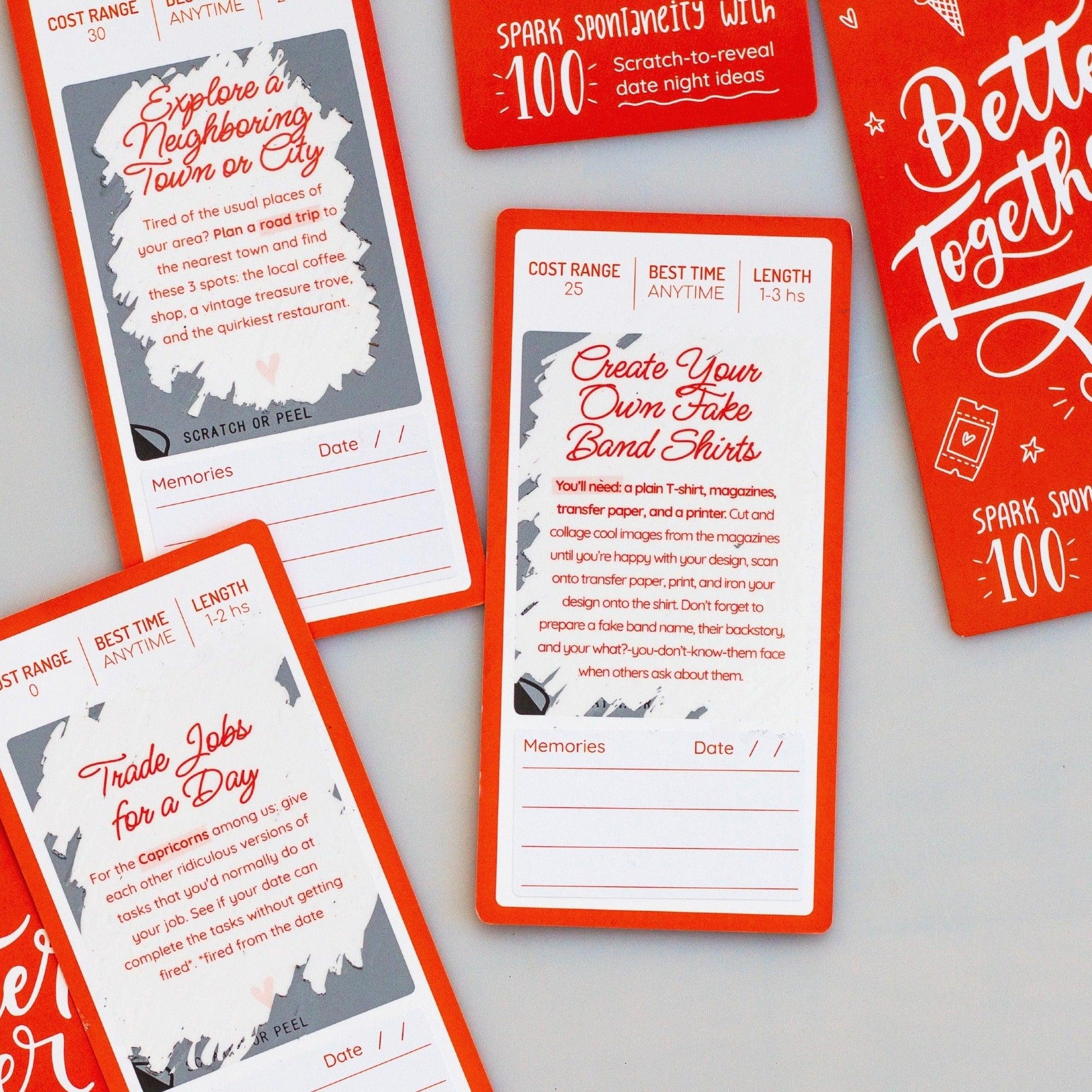 The Adventure Challenge Couples Edition | 50 Scratch-Off Date Activities | Perfect Valentine's Gift