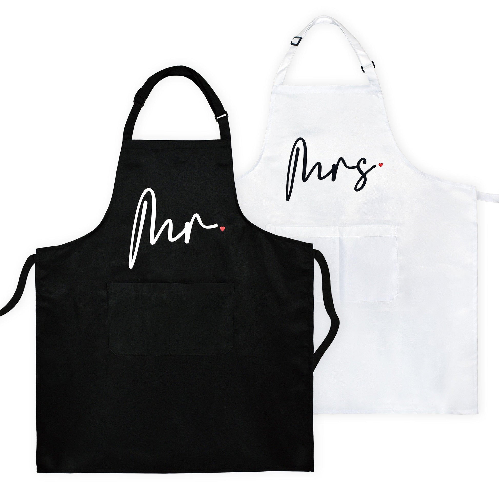 Mr Mrs Couples Cooking Apron Gift Set - JAHomesUS