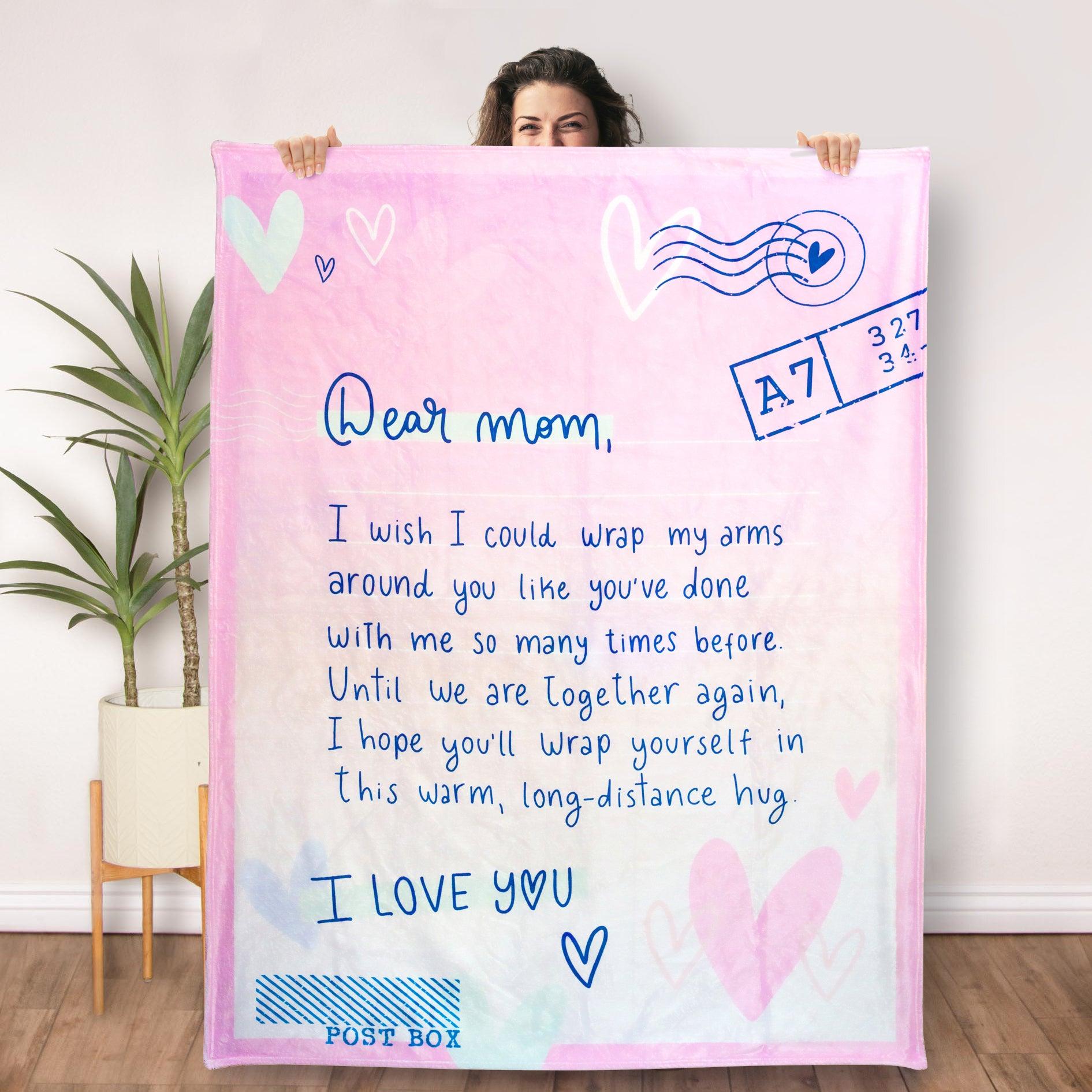 Love You Mom Throw Blanket - JAHomesUS