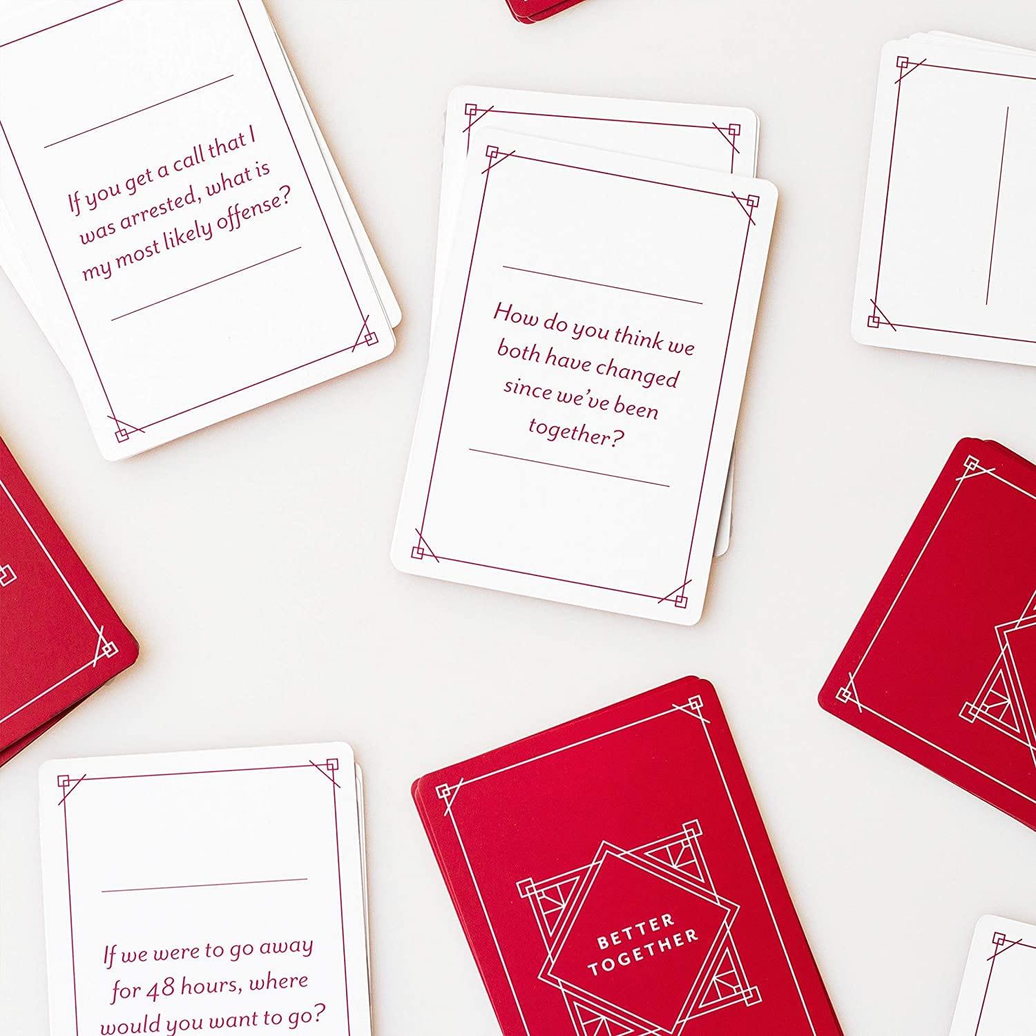 Couples Relationship Question Card Game (Original 100 Card Deck) - JAHomesUS